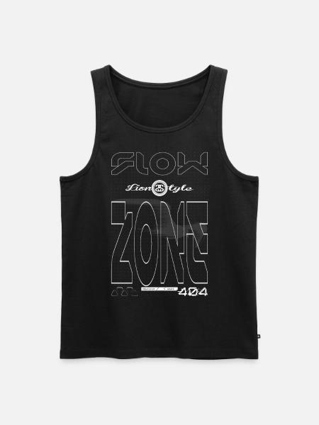 flow - Männer Premium Bio Tank Top - Schwarz