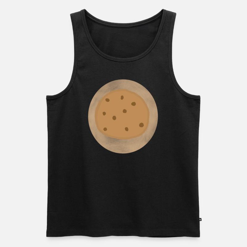 Keks - Männer Premium Bio Tank Top - Schwarz