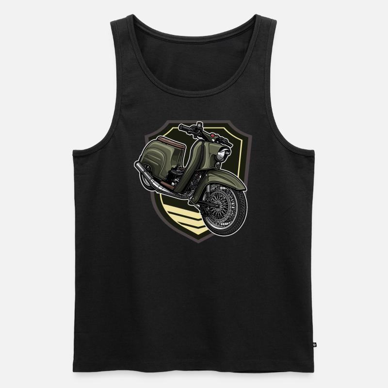 Schwalbe KR51/1 // Illustration - Männer Premium Bio Tank Top - Schwarz
