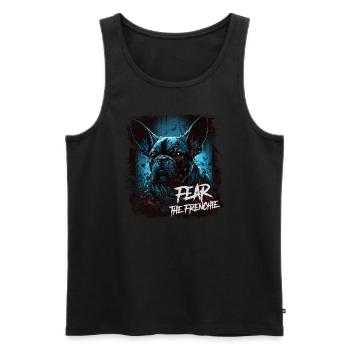 Craignez le Frenchie - Débardeur bio Premium Homme - noir - Devant - Michal (187cm)