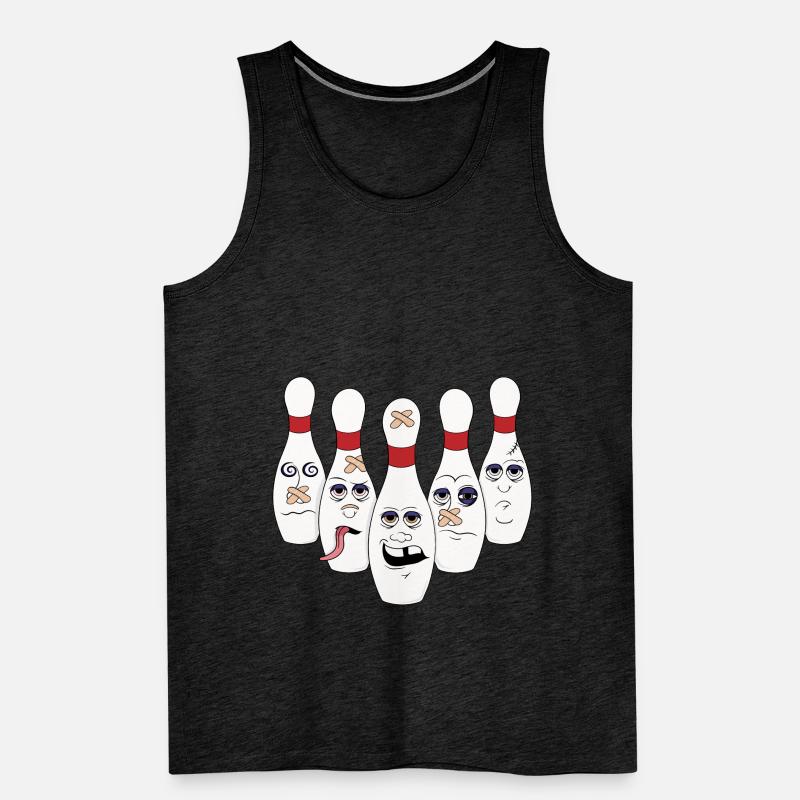 bowling Men's Premium Organic Tank Top