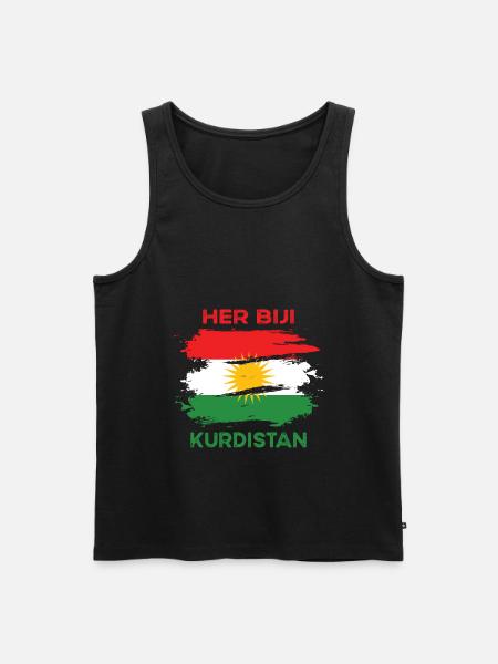 Kurdistan - Men's Premium Organic Tank Top - black