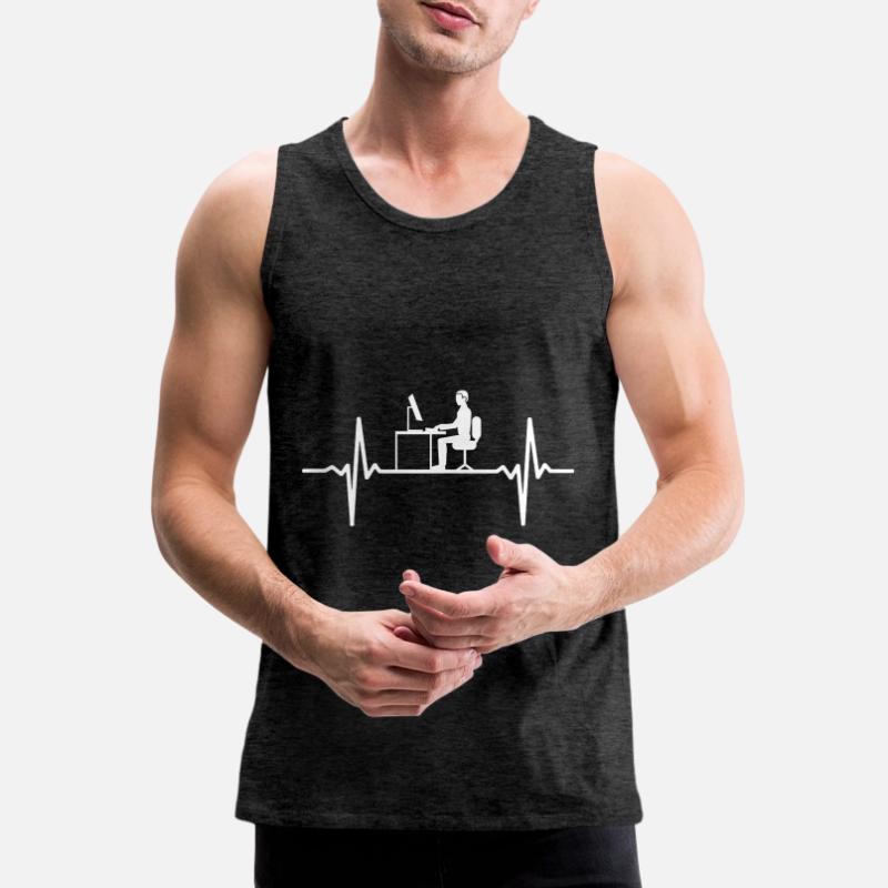 Programmierer Entwickler Programmierer Programmieren IT Computer Männer Premium Bio Tank Top