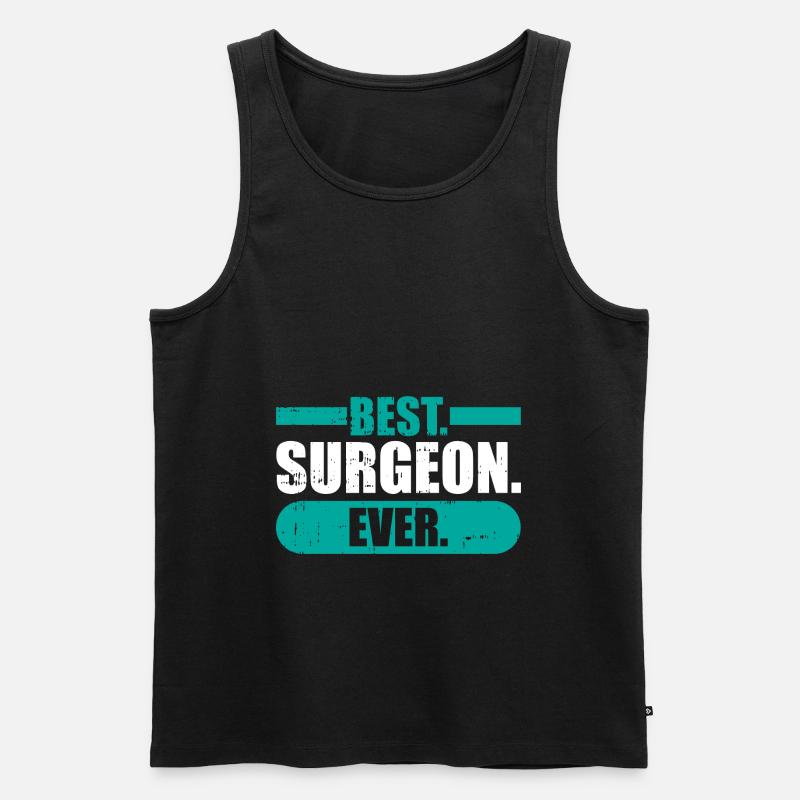 Chirurg - Männer Premium Bio Tank Top - Schwarz