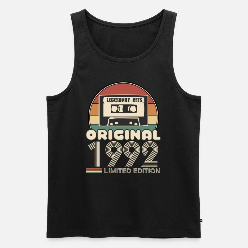 1992 - Männer Premium Bio Tank Top - Schwarz