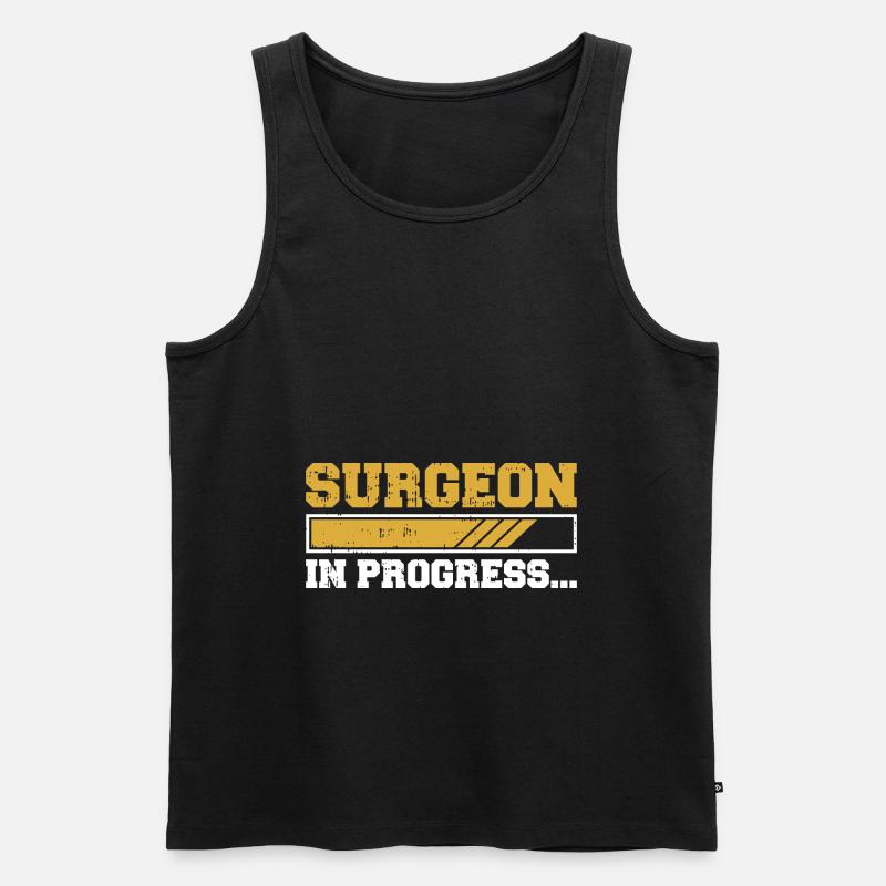 Chirurg - Männer Premium Bio Tank Top - Schwarz
