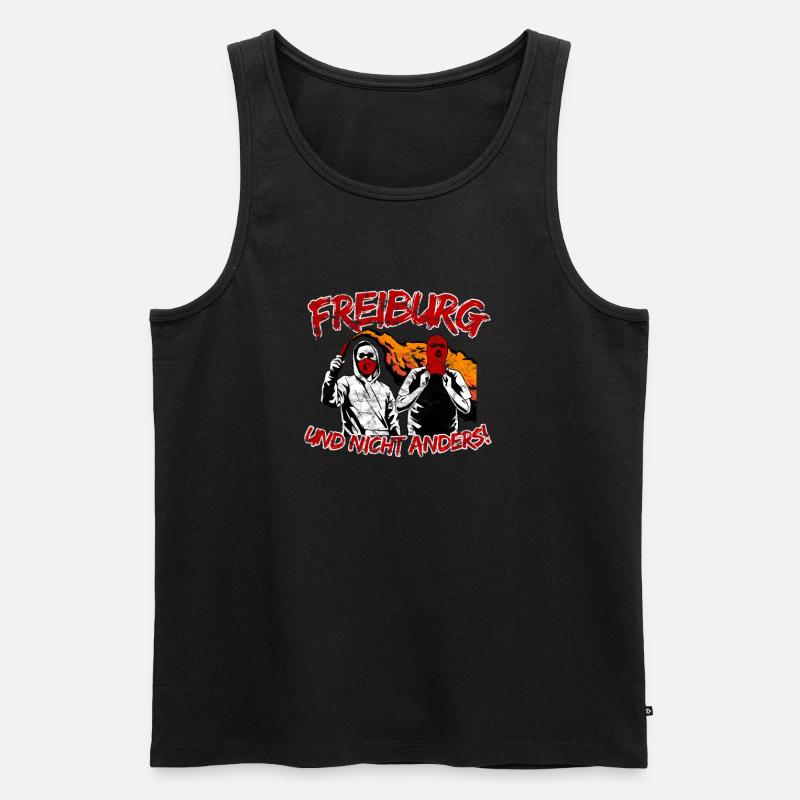 Freiburg und nicht anders UPDATE - Männer Premium Bio Tank Top - Schwarz