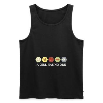 Board Game Board Game Player Board Game Gift - Men's Premium Organic Tank Top - black - Front - AI Model Male 178 light (178cm)