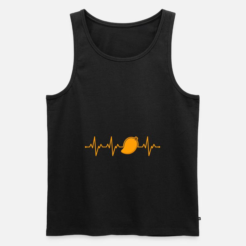 Mango - Männer Premium Bio Tank Top - Schwarz
