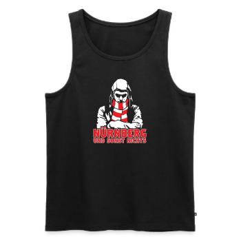 Nürnberg und sonst nichts - Männer Premium Bio Tank Top - Schwarz - Vorne - Michal (187cm)