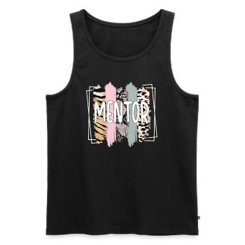 Mentor Wertschätzung Persönlicher Mentor Geschenke - Männer Premium Bio Tank Top - Schwarz - Vorne - Michal (187cm)