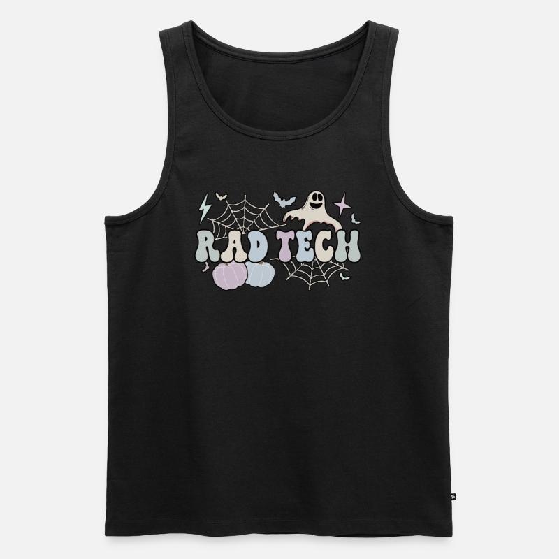Radiology Tech Halloween Radiology Technologist - Männer Premium Bio Tank Top - Schwarz