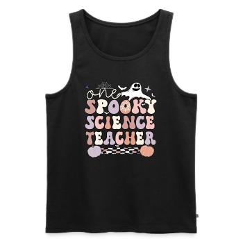 Science Teacher Halloween Science Teaching Gift - Männer Premium Bio Tank Top - Schwarz - Vorne - AI Model Male 178 light (178cm)