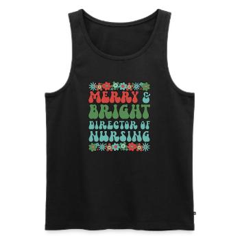 Director Of Nursing Christmas Nurse Director Xmas - Männer Premium Bio Tank Top - Schwarz - Vorne - Michal (187cm)