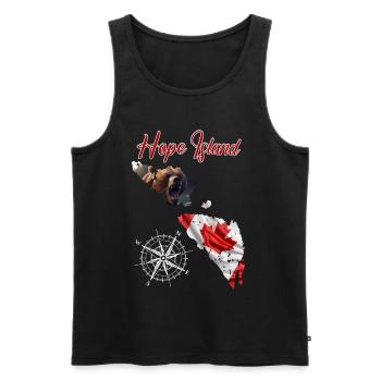 Hope Island - Vancouver Canada Survival Teams - Männer Premium Bio Tank Top - Schwarz - Vorne - Michal (187cm)