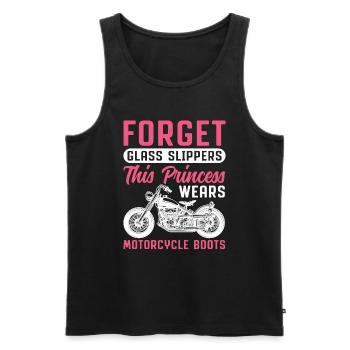 Forgetfuls' High Hells This Princess Wears Depth - Men's Premium Organic Tank Top - black - Front - AI Model Male 178 light (178cm)
