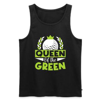 Queen of Green - Golf - Men's Premium Organic Tank Top - black - Front - Michal (187cm)
