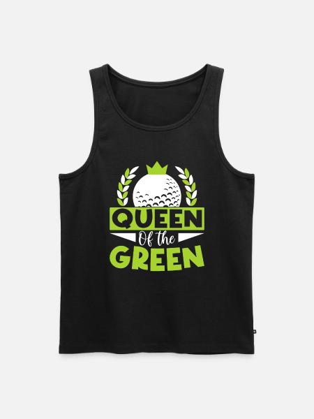 Queen of Green - Golf - Men's Premium Organic Tank Top - black