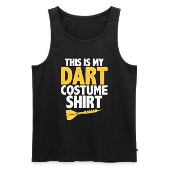 This is my dart costume shirt - Men's Premium Organic Tank Top - black - Front - Michal (187cm)