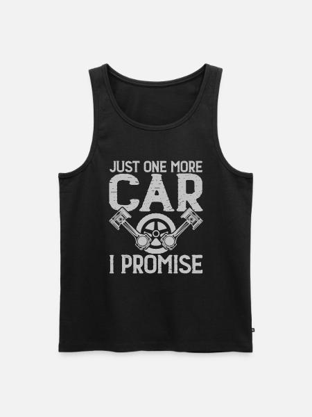 Nur Noch Ein Auto Versprochen - Männer Premium Bio Tank Top - Schwarz
