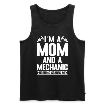 Ich Bin Eine Mutter Und Ein Mechaniker - Männer Premium Bio Tank Top - Schwarz - Vorne - AI Model Male 178 light (178cm)