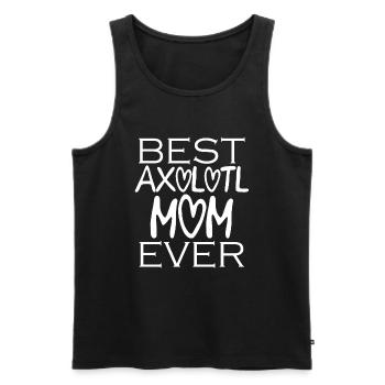 Meilleure maman Axolotl - Axolotl - Débardeur bio Premium Homme - noir - Devant - Michal (187cm)