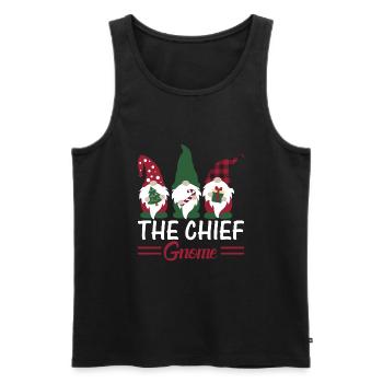 The Chief Dwarf - Gnomies - Men's Premium Organic Tank Top - black - Front - Michal (187cm)