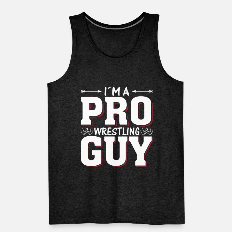 Ich Bin Ein Pro-Wrestling-Typ. Männer Premium Bio Tank Top