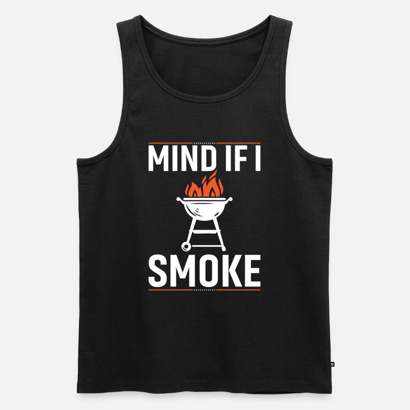 Darf Ich Räuchern? - Männer Premium Bio Tank Top - Schwarz