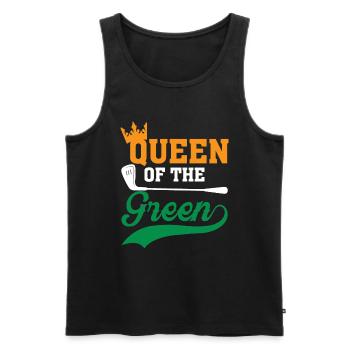 Königin Des Grüns - Männer Premium Bio Tank Top - Schwarz - Vorne - Michal (187cm)