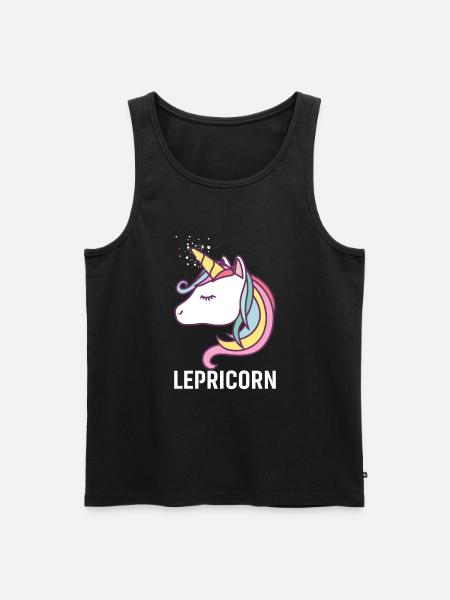Lepricorn - Men's Premium Organic Tank Top - black