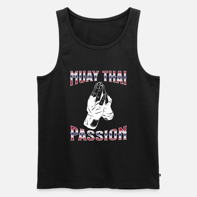 Muay Thai Boxing Muay Thai - Männer Premium Bio Tank Top - undefined