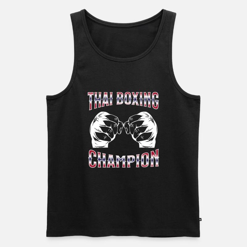 Muay Thai Boxing Muay Thai - Männer Premium Bio Tank Top - undefined