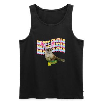 Easter gift idea for women, men, children & co. - Men's Premium Organic Tank Top - black - Front - Michal (187cm)