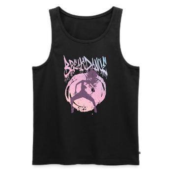 B-Girl Hip-Hop Tänzerin Breakdance - Männer Premium Bio Tank Top - Schwarz - Vorne - Michal (187cm)