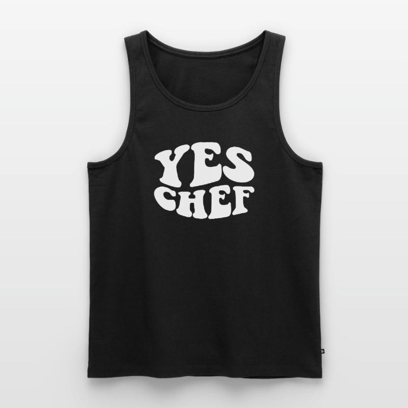 Ja Chef Lustiges Restaurant Küche Kochen Ja Chef Männer Premium Bio Tank Top