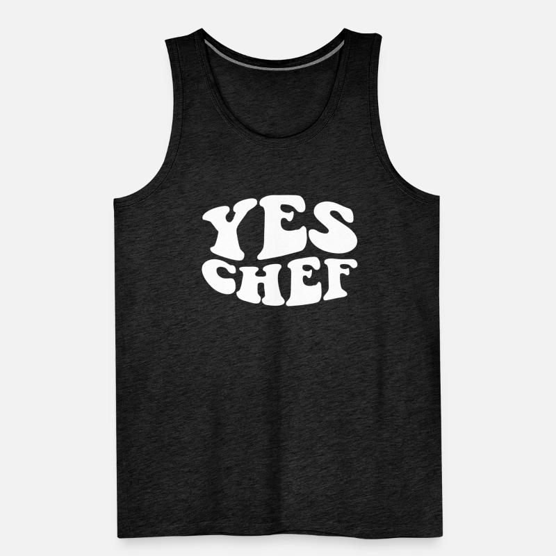 Chef Drôle Restaurant Cuisine Chef Débardeur bio Premium Homme