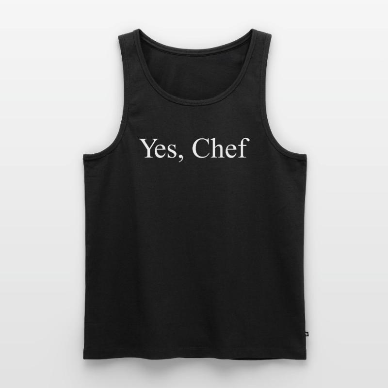 Ja Chef Lustiges Restaurant Küche Kochen Ja Chef Männer Premium Bio Tank Top