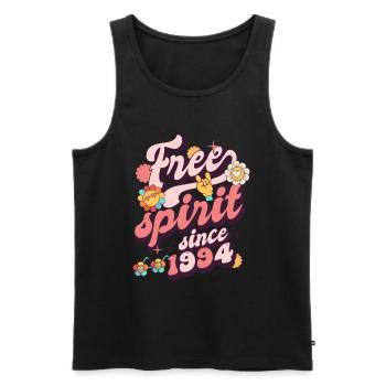 1994 Jahrgang Geburtstag Jahrgang 1994 - Männer Premium Bio Tank Top - Schwarz - Vorne - AI Model Male 178 light (178cm)