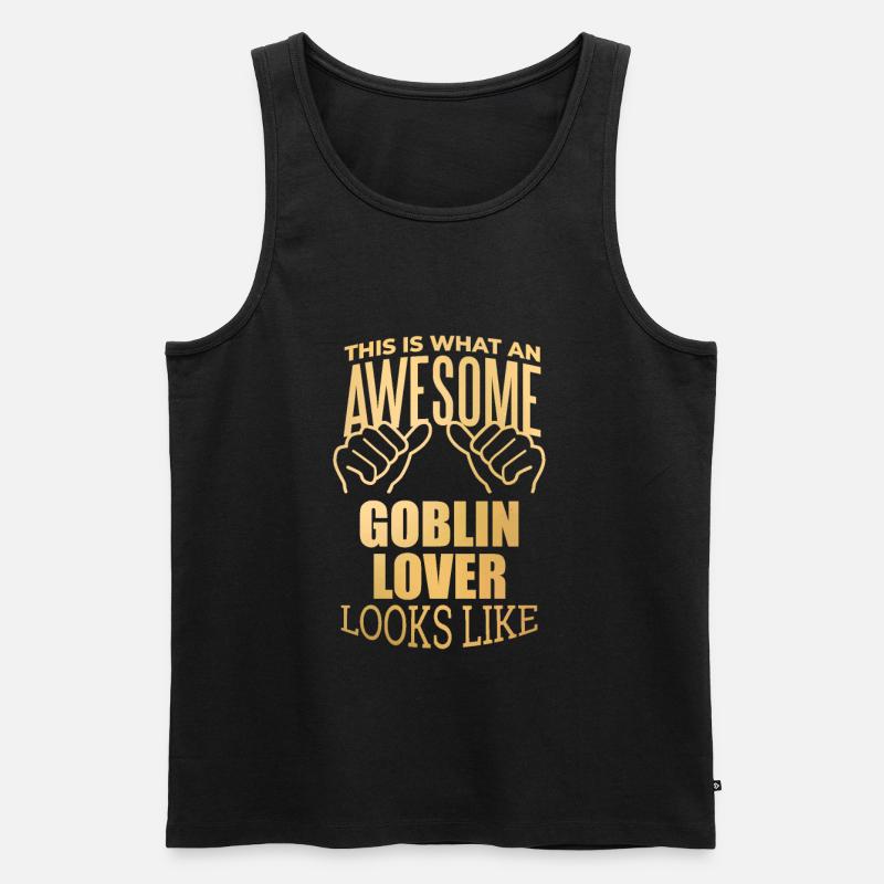 Kobold - Männer Premium Bio Tank Top - Schwarz