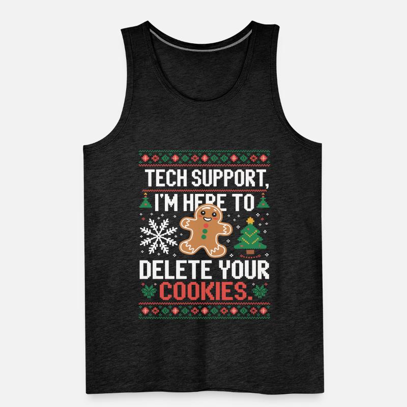 Dicton de cookie du support technique Débardeur bio Premium Homme