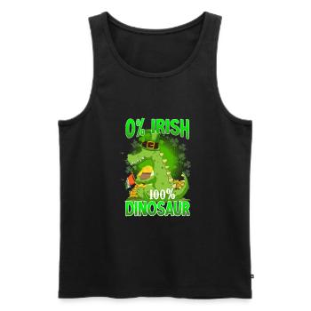 St Paddys St Patricksday Fête de la St Patrick - Débardeur bio Premium Homme - noir - Devant - Michal (187cm)