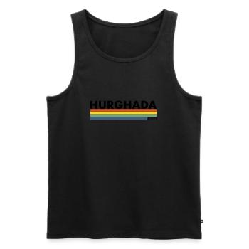 Hurghada Retro Egypt Egypt Egyptian Egyptian - Men's Premium Organic Tank Top - black - Front - AI Model Male 178 light (178cm)