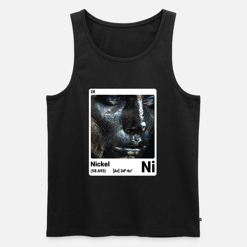 AI am Nickel (wt) - Männer Premium Bio Tank Top - Schwarz
