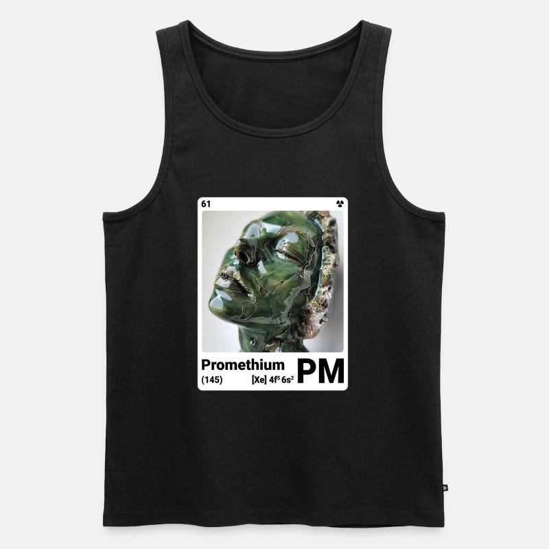 AI am Promethium (wt) - Männer Premium Bio Tank Top - Schwarz