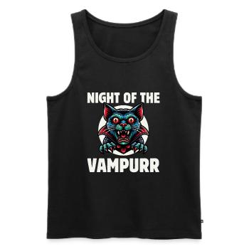 La Nuit Du Vampurr - Débardeur bio Premium Homme - noir - Devant - Michal (187cm)
