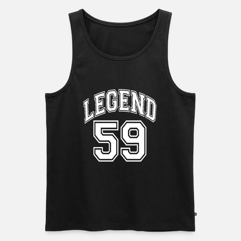 Legend 59 - Männer Premium Bio Tank Top - Schwarz