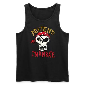 Imagine - Men's Premium Organic Tank Top - black - Front - AI Model Male 178 light (178cm)