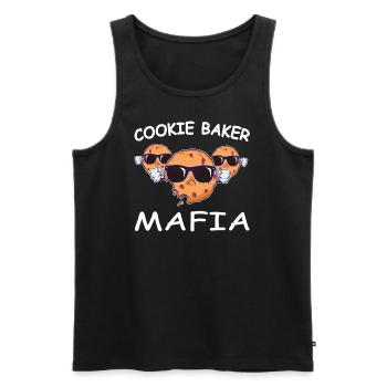 Сookie Baker Mafia Cook Chef Christmas Magic - Débardeur bio Premium Homme - noir - Devant - Michal (187cm)