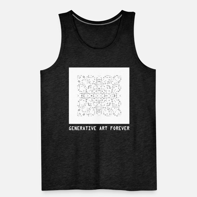 Programmes d’art génératif code d’image pour toujours Débardeur bio Premium Homme